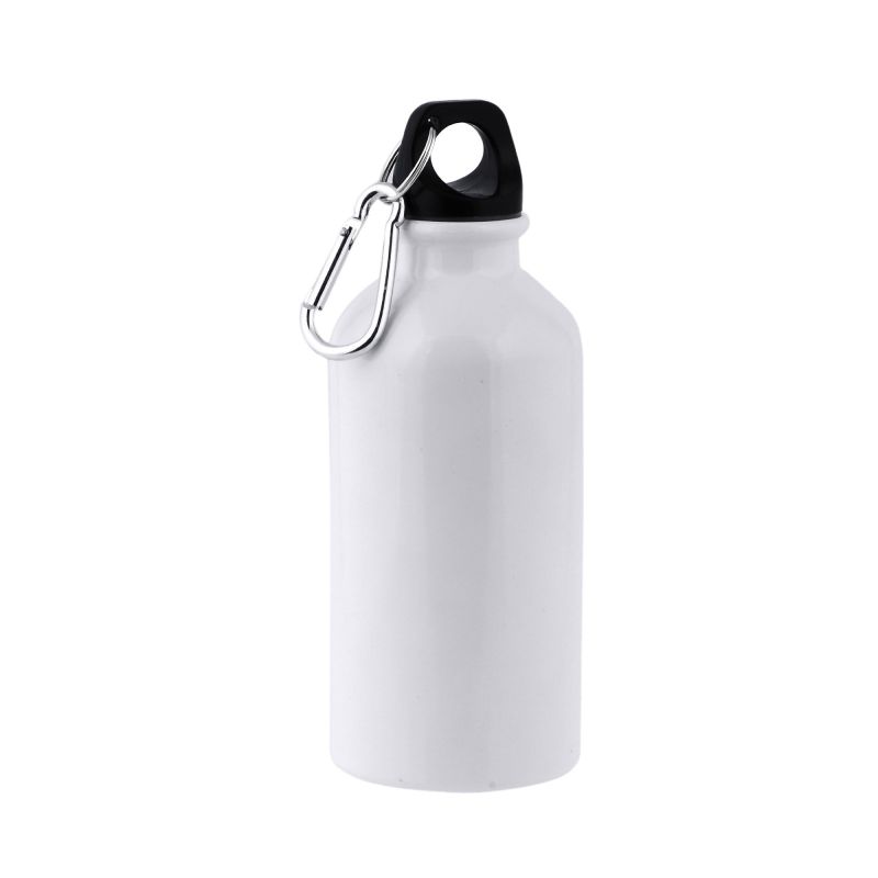 Ollaf Gourde en aluminium, 400 ml pour sublimation avec mousqueton