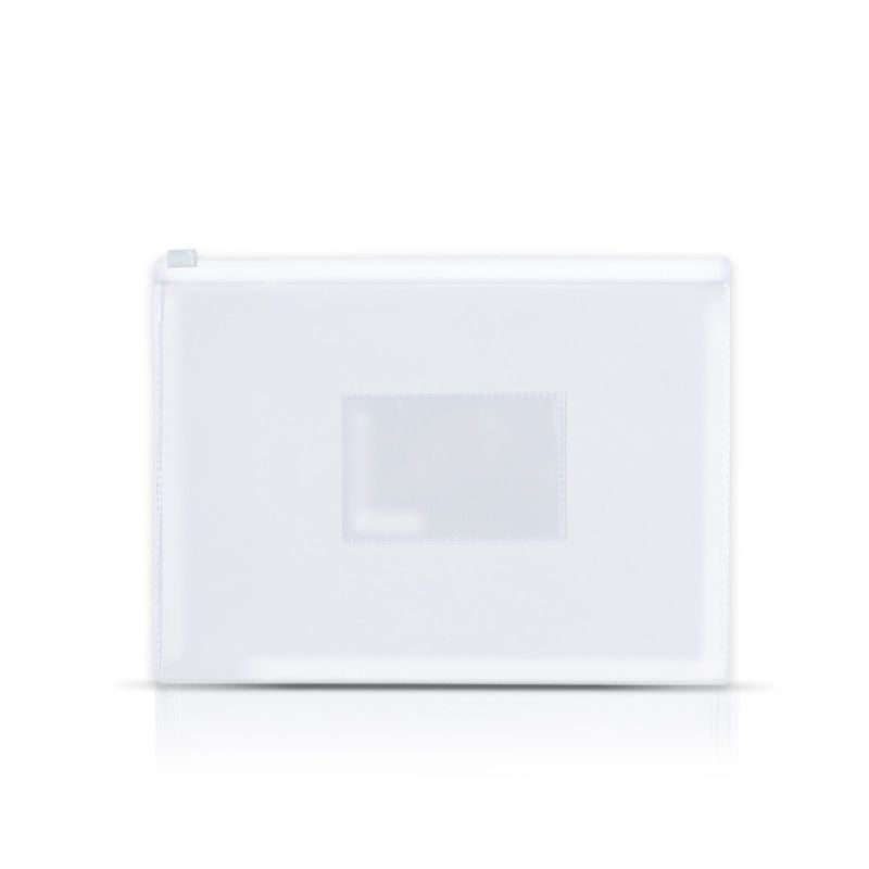Porte-documents Zipdoc A5 en PVC, avec fermeture