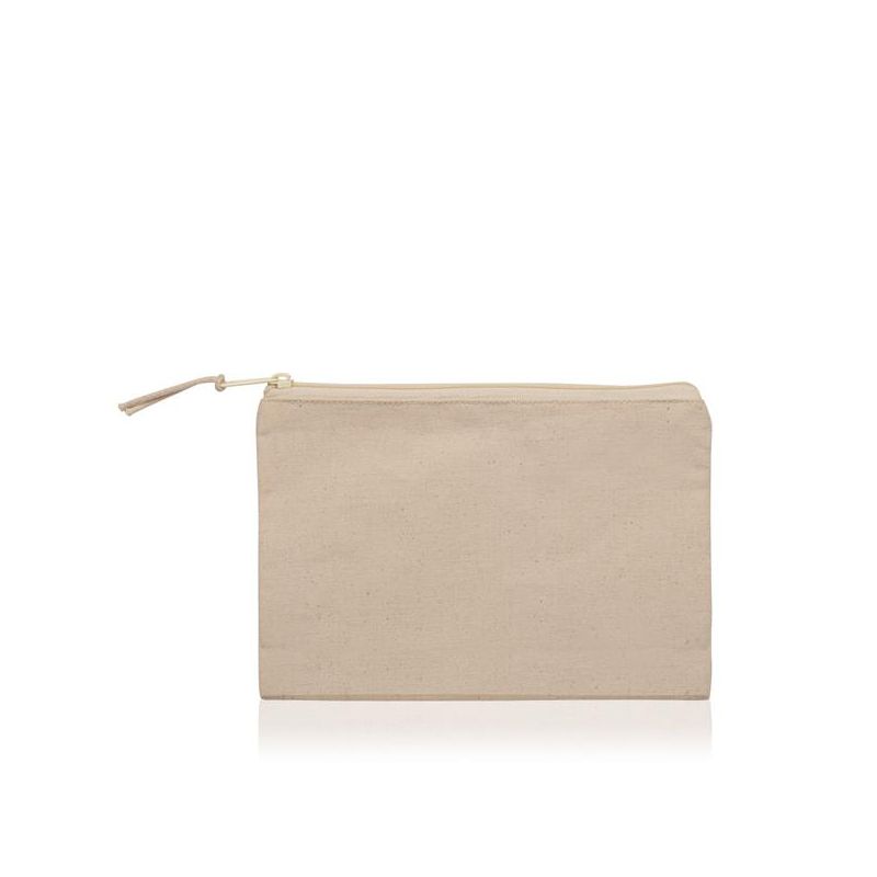 Cotpouch Pochette en toile 100% coton, avec fermeture