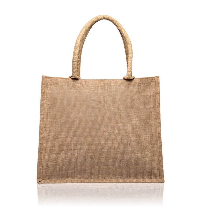 Lamyjute Sac en jute, avec intérieur laminé