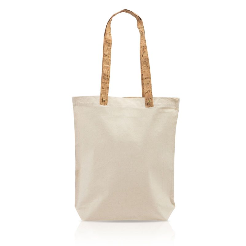 Natcork Sac en Coton avec poignées en liège