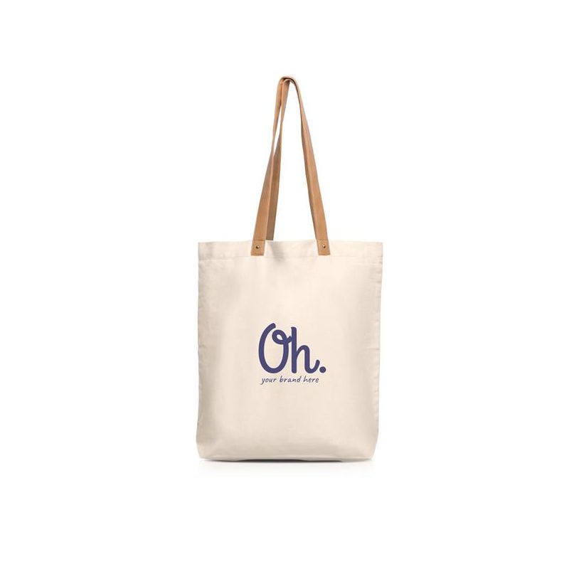 Peachy Sac en Coton avec anses en PU