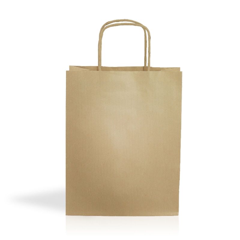 Kraft03 Sac en papier kraft 90g/m² 18x24x8cm