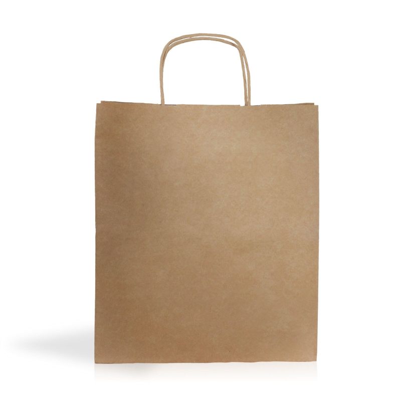 Kraft07 Sac en papier kraft 115g/m2 27X31X16cm