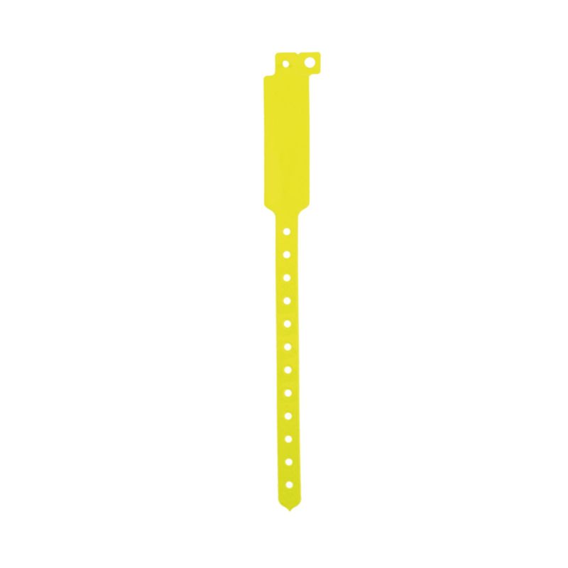 Darlen Bracelet d’identification inviolable fluorescent en vinyle