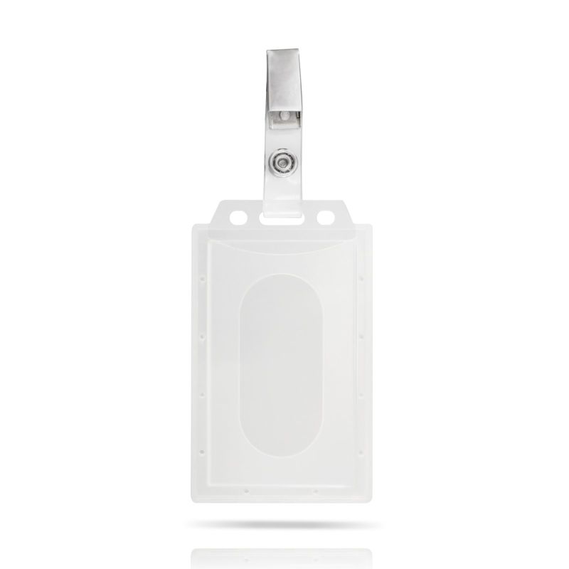 Identificateur rigide en PVC rigide, avec pince