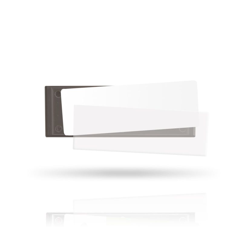 PLAQUE D’IDENTIFICATION Badge d’identification ID PLATE avec aimant - anthracite