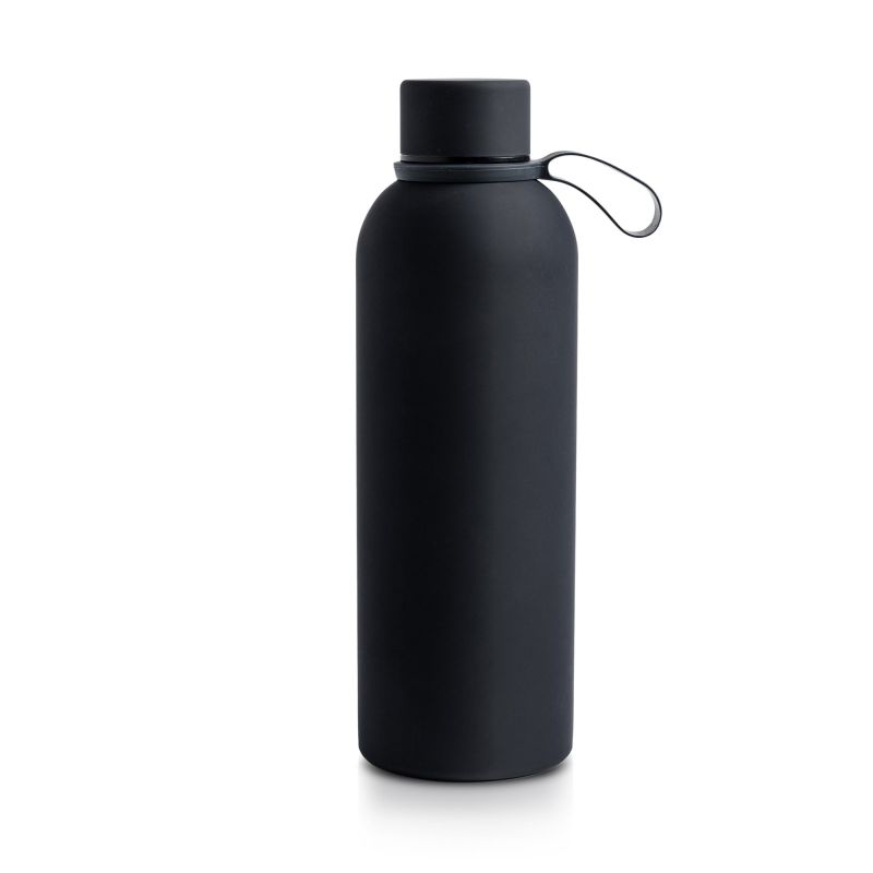 Bouteille isotherme 500ml avec revêtement en caoutchouc