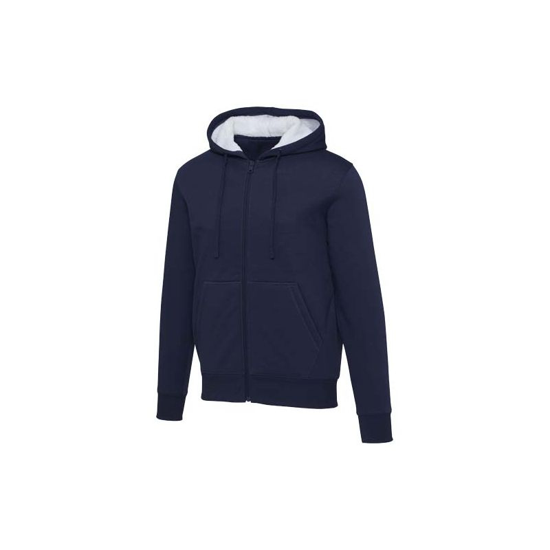Sweat polaire sherpa zippé intégral "Natron"