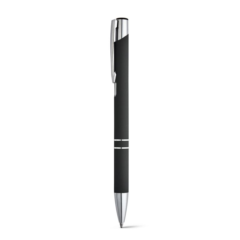 BETA SOFT Stylo à bille en aluminium avec finition en caoutchouc