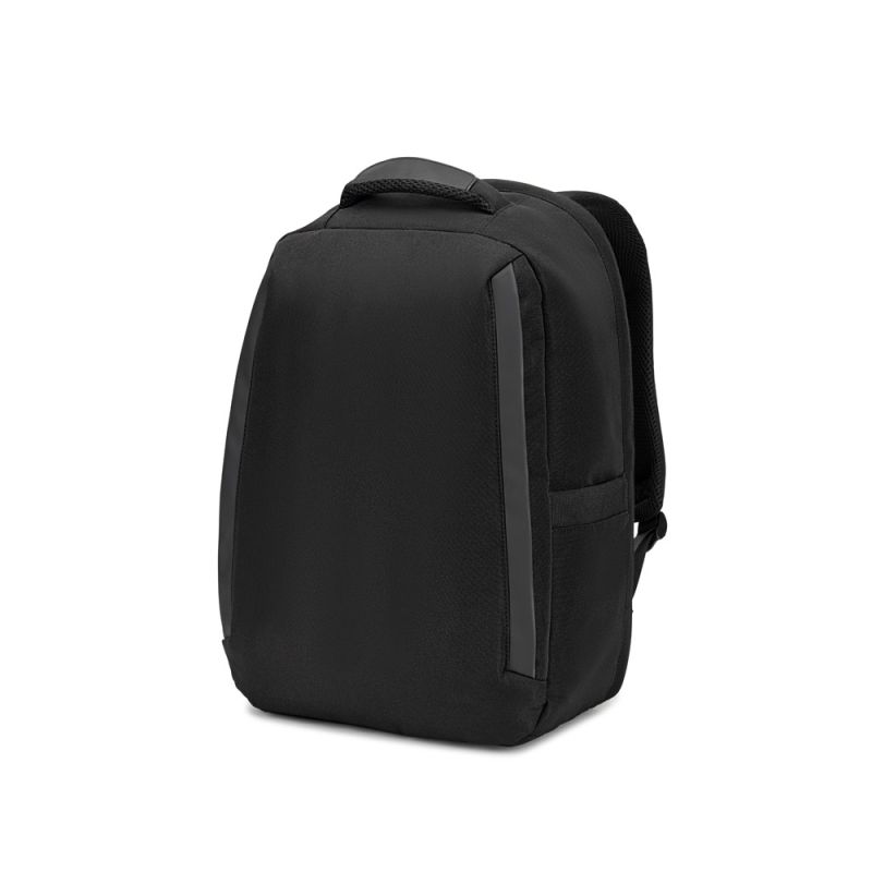 YANGON BPACK Sac à dos antivol, en toile avec revêtement déperlant et polyester recyclé 600D, pour ordinateur portable 17,3".
