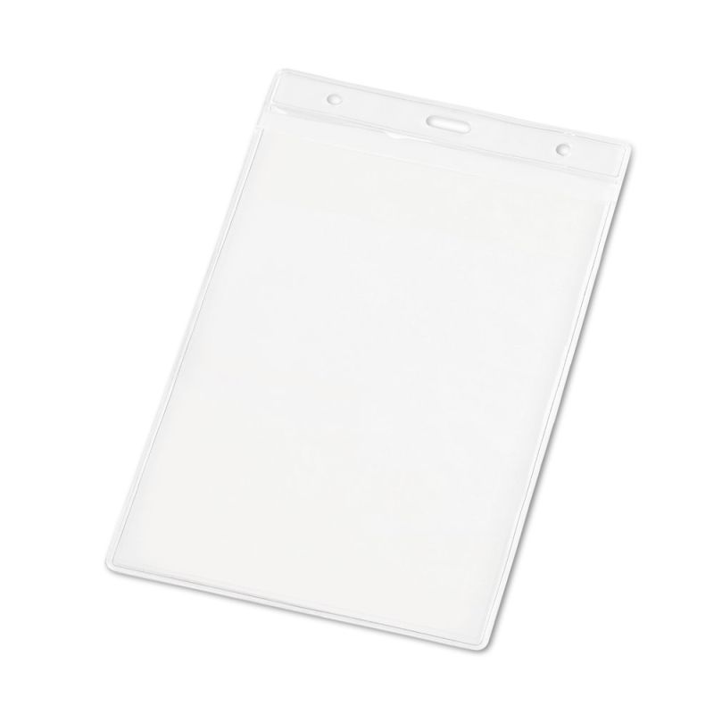WHITMAN Pochette pour badge d’identification vertical en PVC