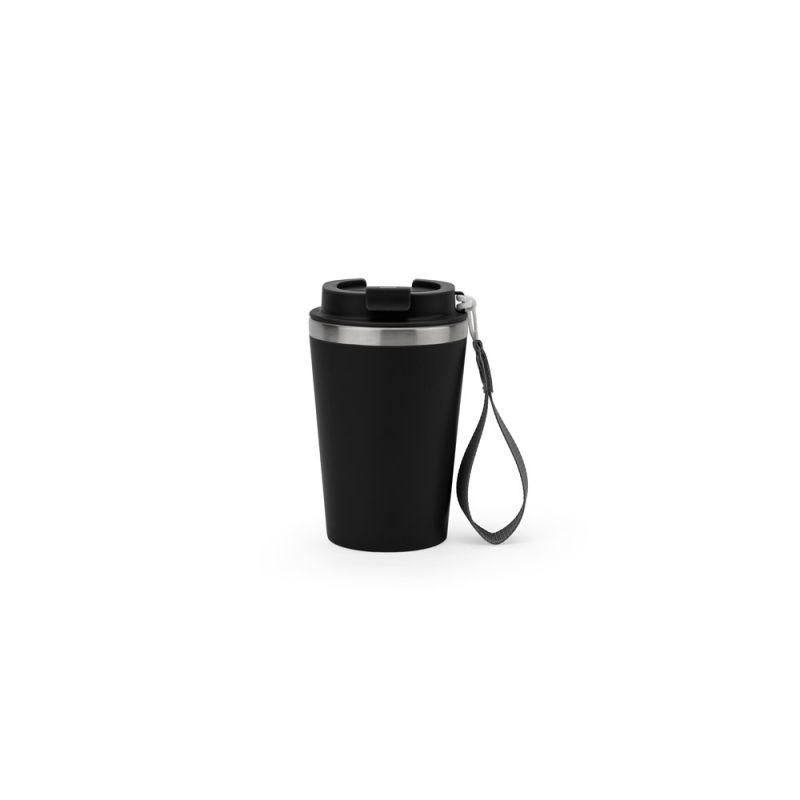 SPITZ Gobelet de voyage en acier inoxydable (100 % rSS) &agrave; double paroi avec finition mate 460 mL
