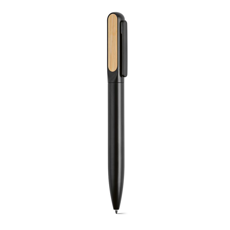 Stylo Plato aluminium recyclé encre bleue