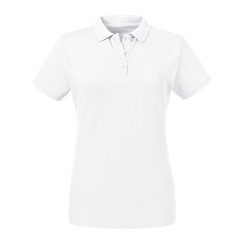Polo Polo Pur Bio Dames 215g - Blanc