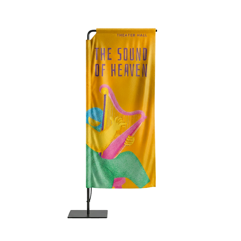 Drapeau Rectangulaire 100 % Personnalis&eacute;, 3.0