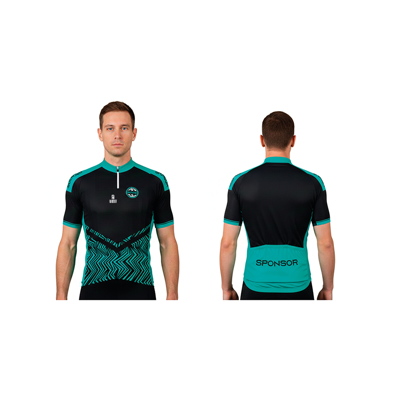 T-shirt de Cyclisme 100 % Personnalisé AGOSTINHO, MICROPERFORÉ