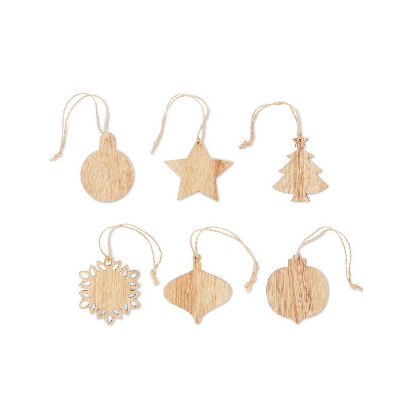 Ensemble de Noël en bois