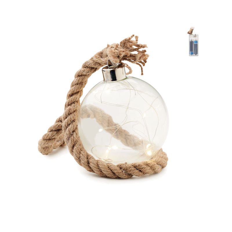 Lumière LED en verre soluble