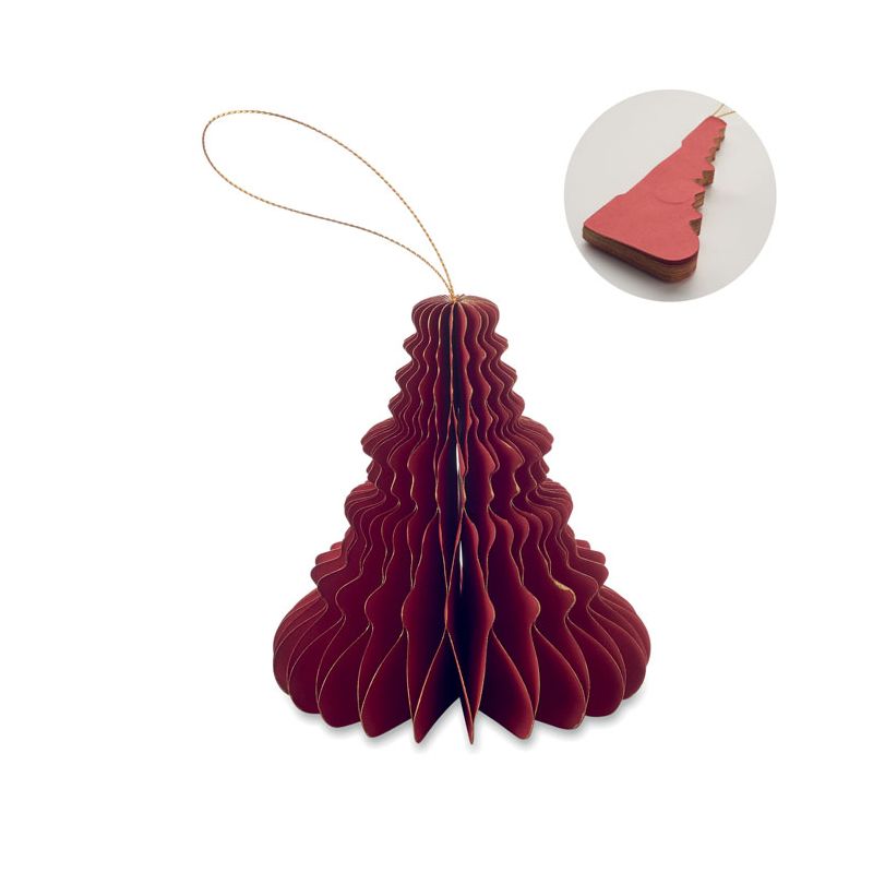 Ornement en papier pour arbre de Noël