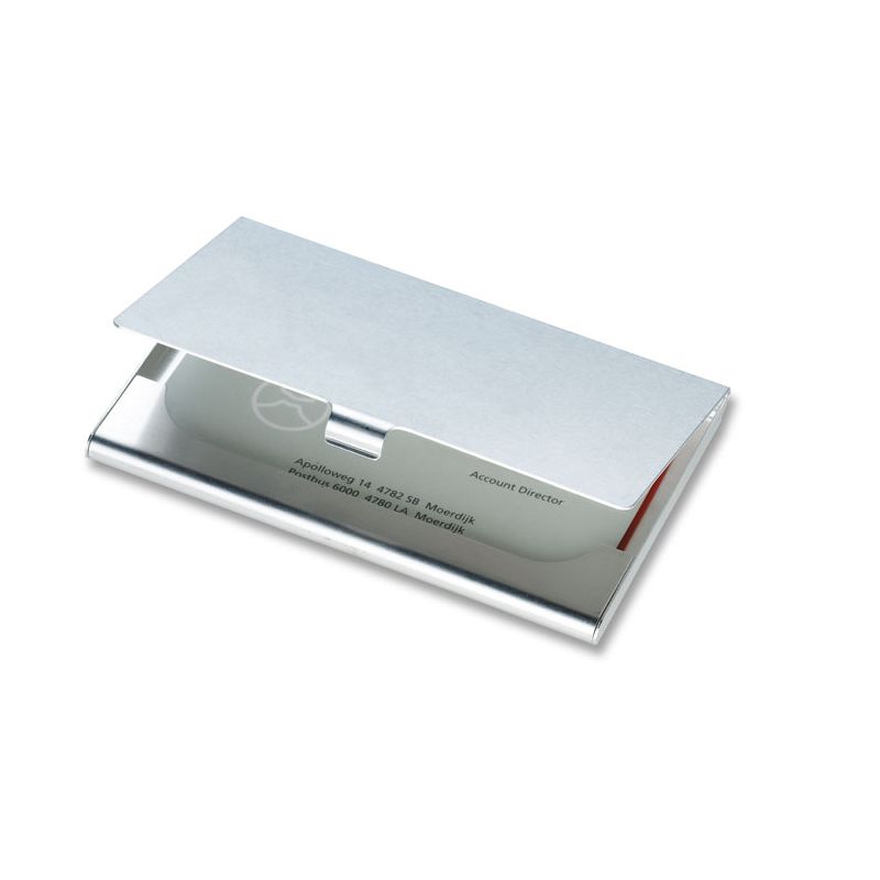 Porte-cartes en aluminium