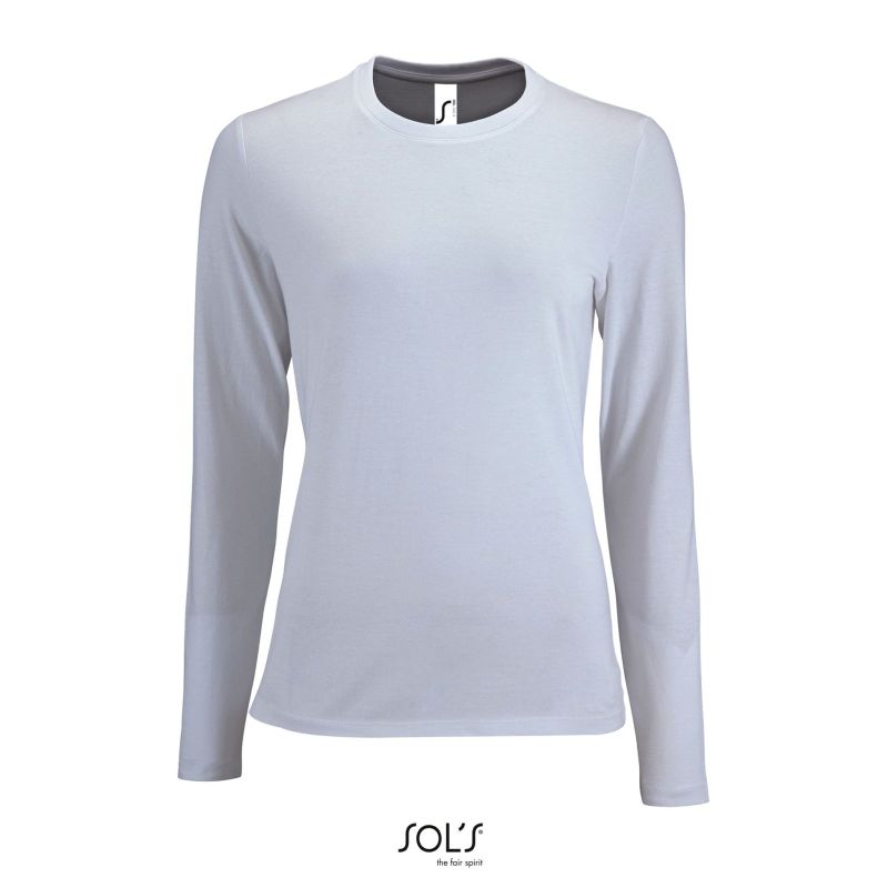 T-SHIRT SOL'S Imperial Manches Longues FEMME
