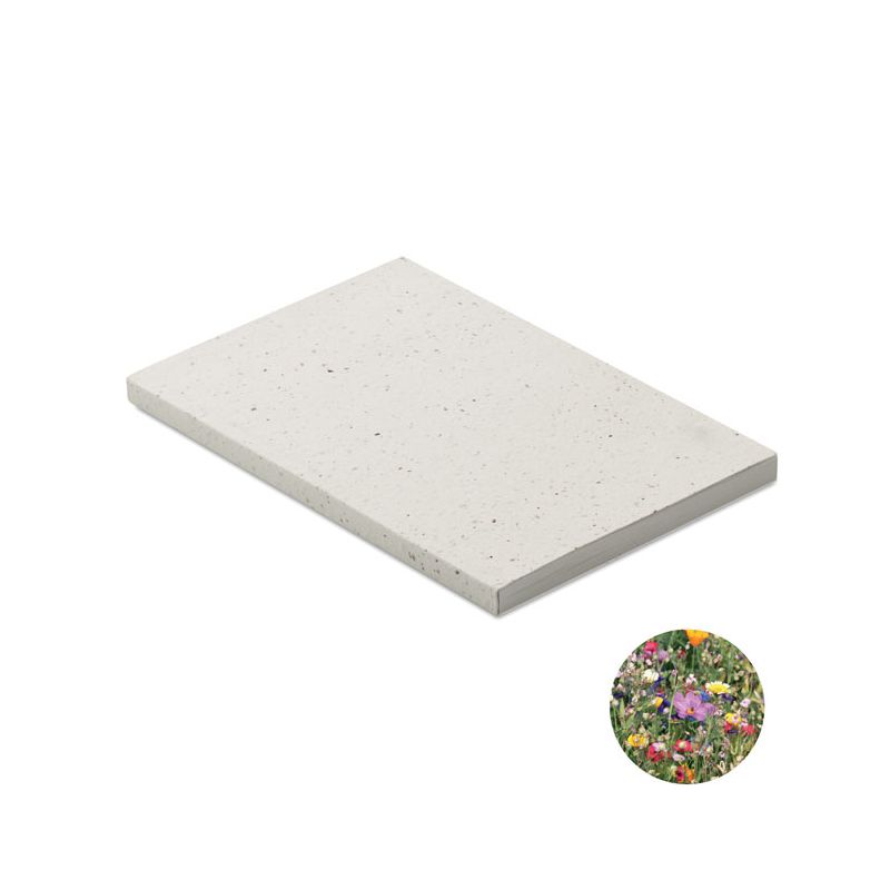 Bloc A5 avec couverture en papier à graines