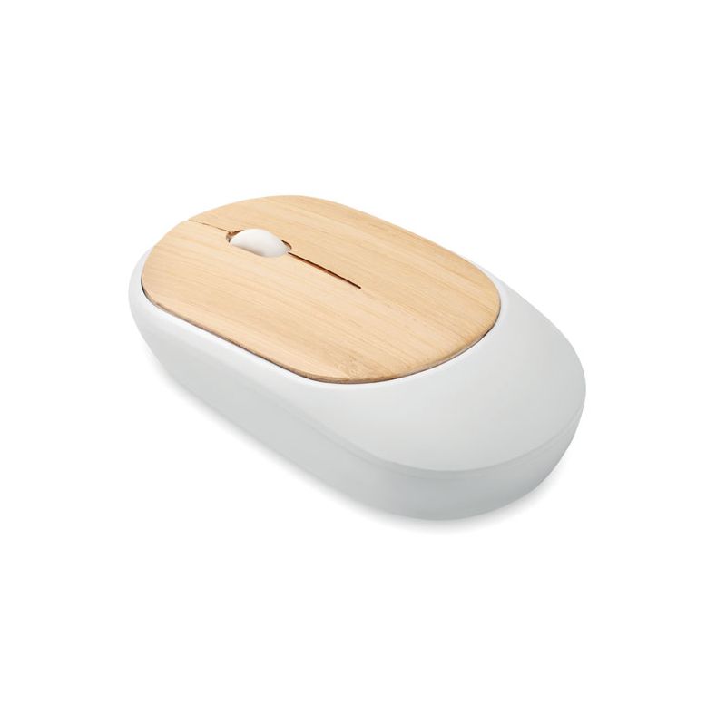 Souris sans fil en bambou