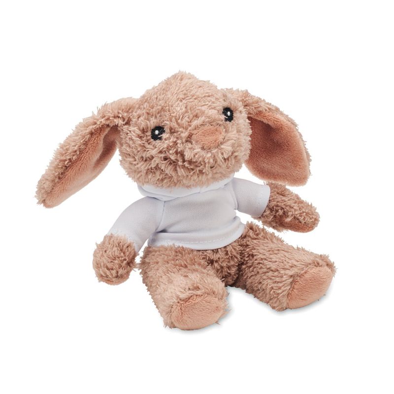 Lapin en peluche avec capuche