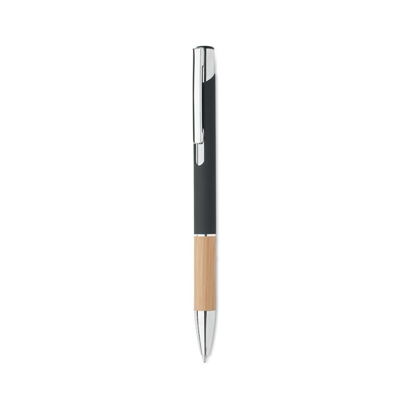 Stylo en aluminium avec bambou