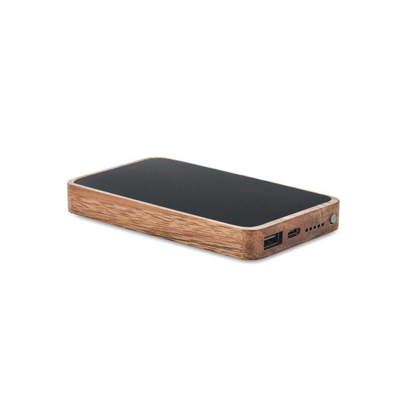 Chargeur sans fil en acacia