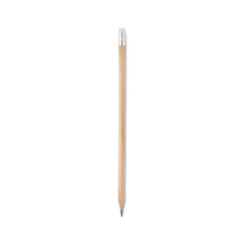 Crayon naturel avec gomme