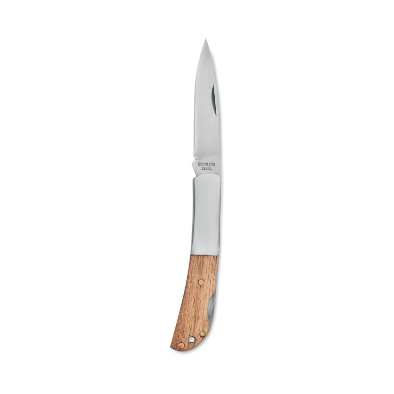 Couteau pliant en acacia