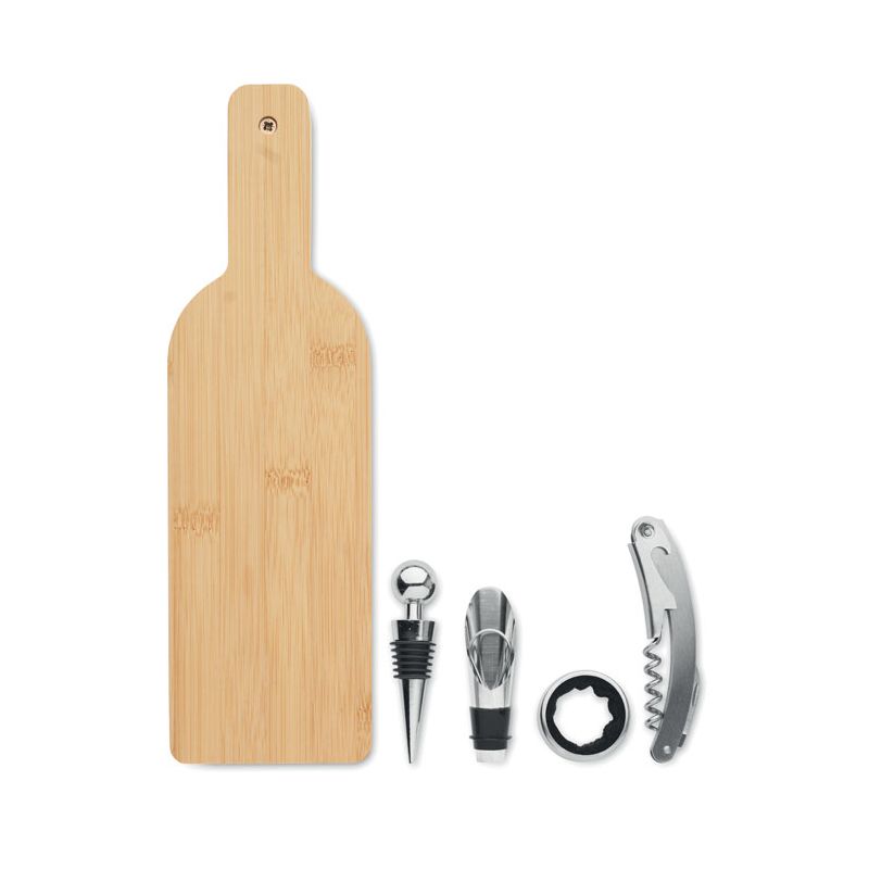 Set de vin en forme de bouteille