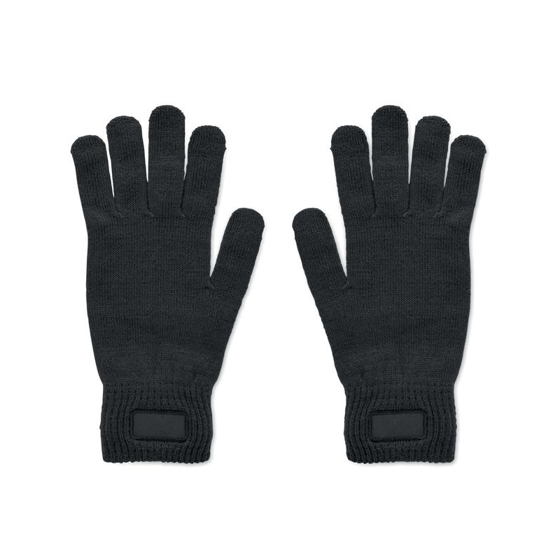 Gants en maille en RPET