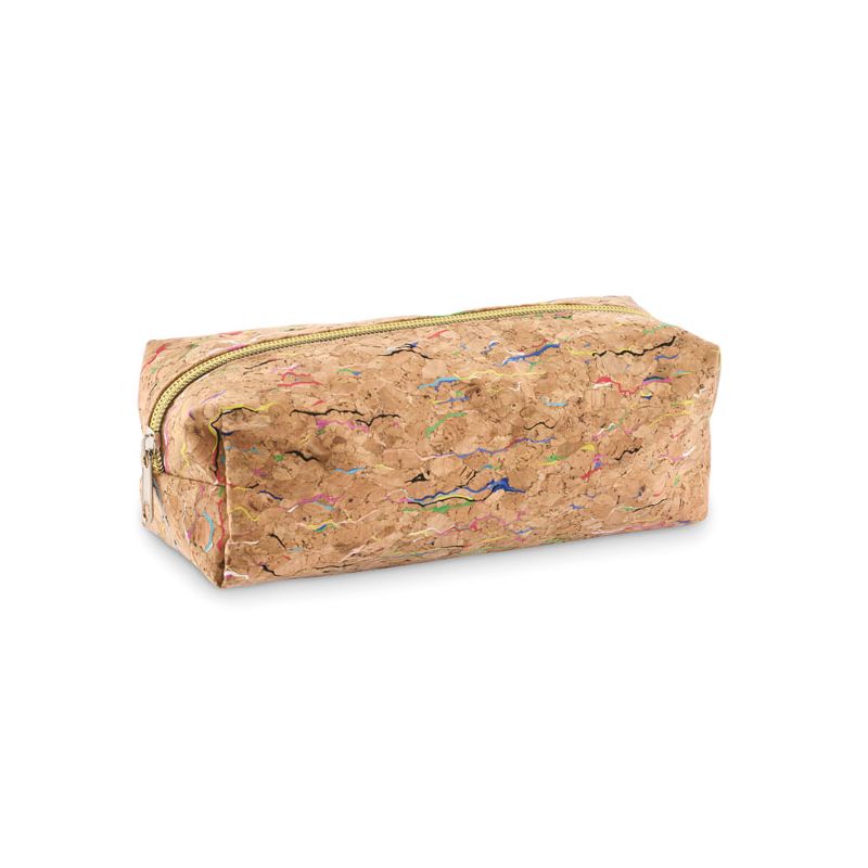 Trousse en liège coloré