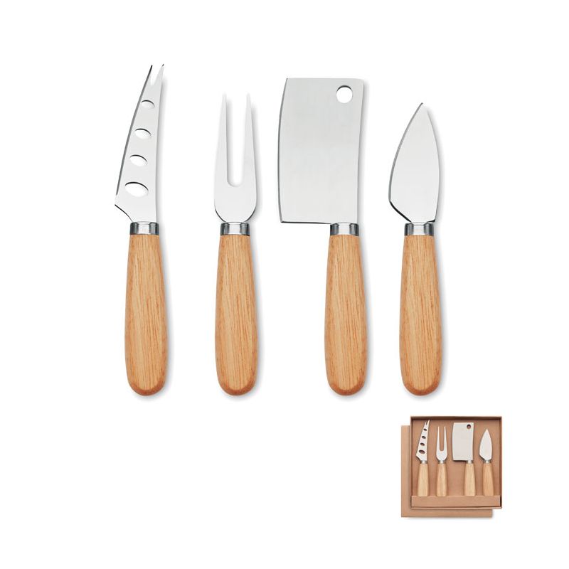 Ensemble de 4 couteaux à fromage