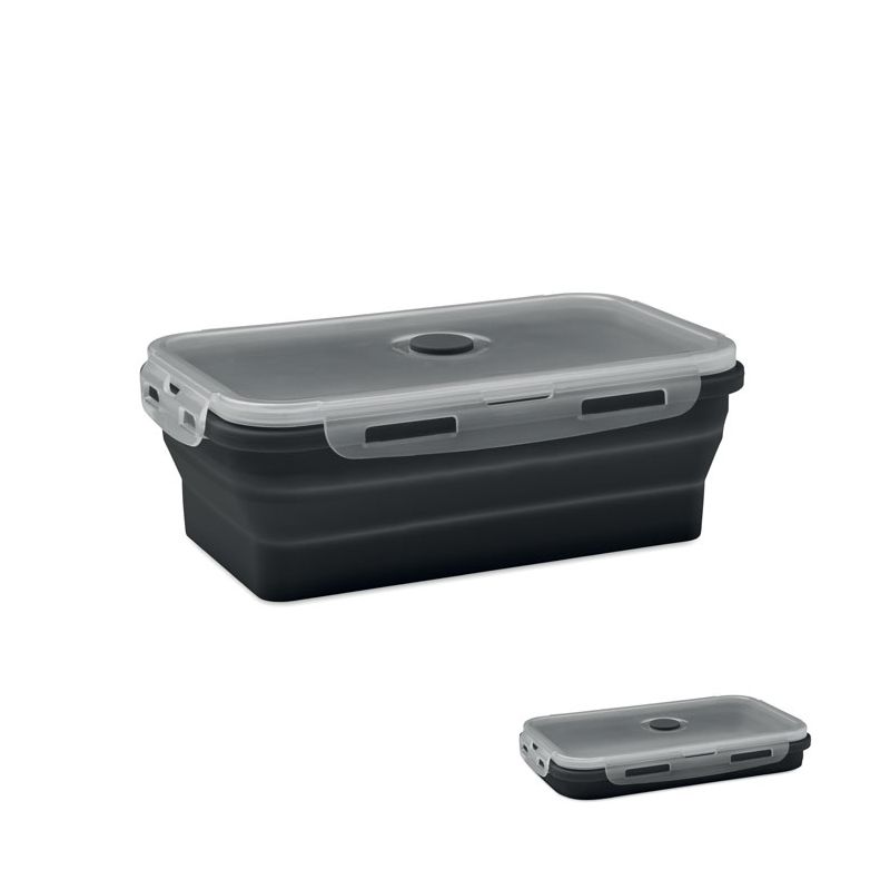Boîte à lunch en silicone pliable