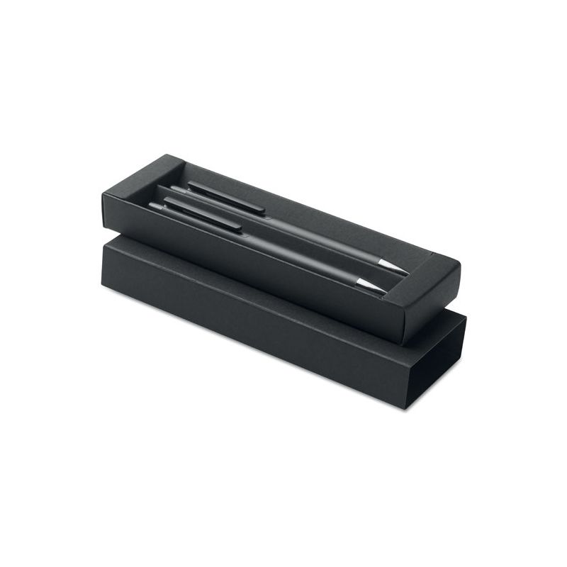 Ensemble de stylos dans l'étui