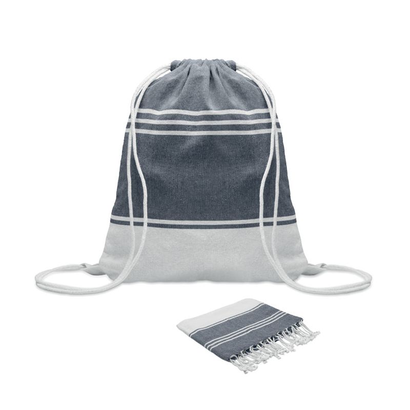 Serviette de plage avec sac
