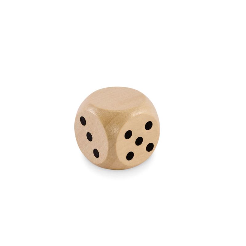 Dé en bois de Schima 3 cm de diamètre