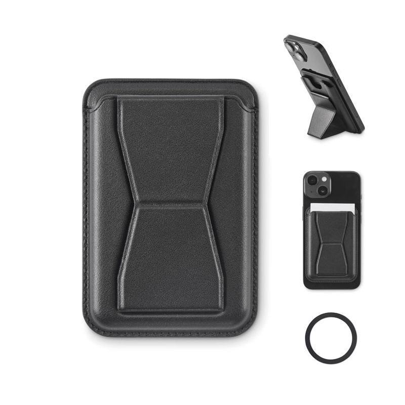 Porte-cartes magnétique en PU