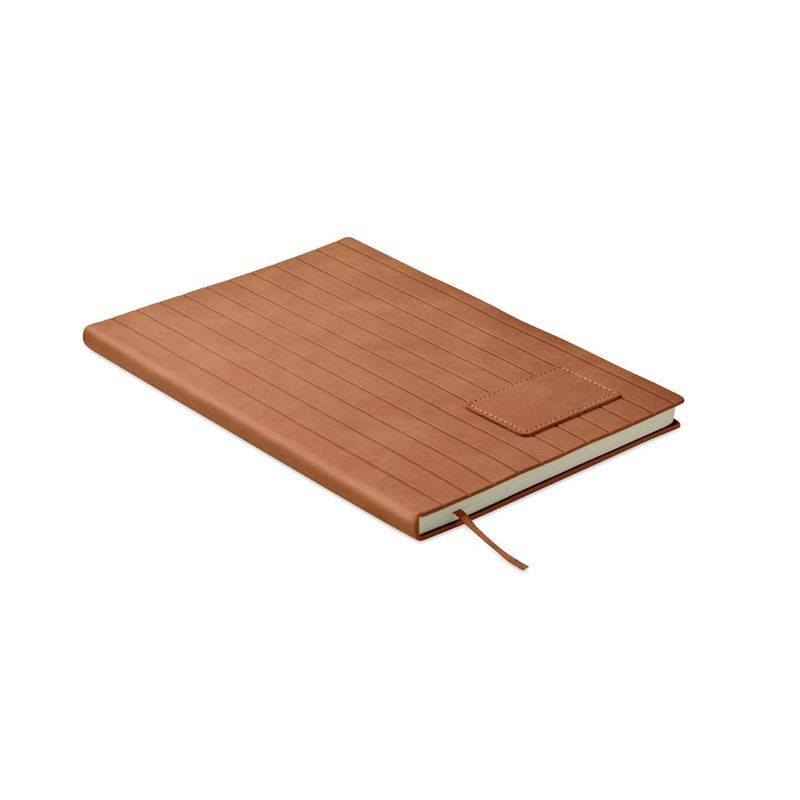 Bloc-notes A5 en PU fumé