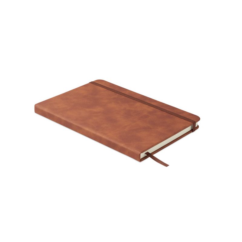 Bloc-notes A5 en PU fumé