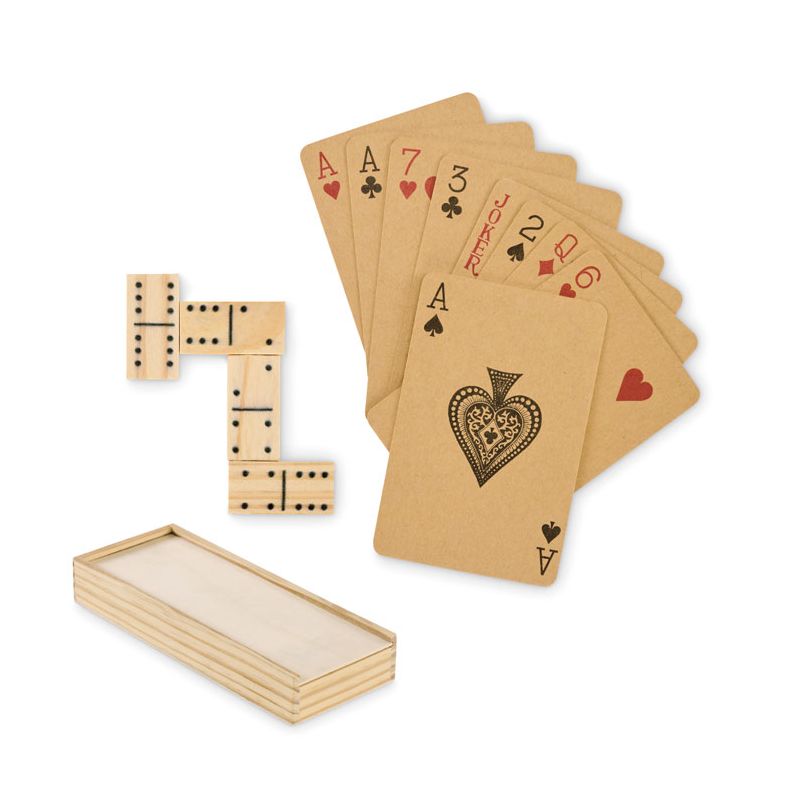 Ensemble de dominos et de cartes