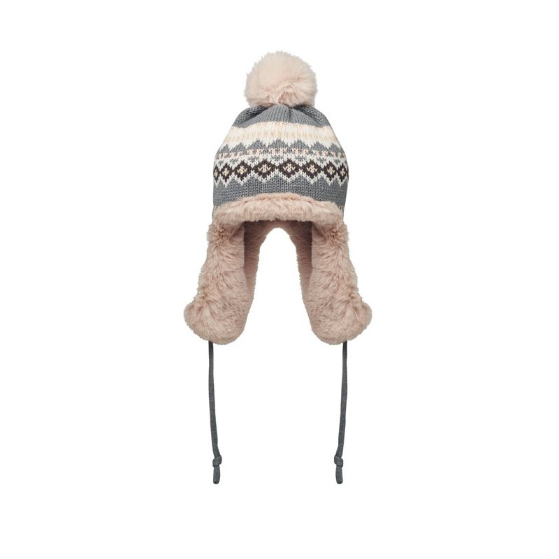 Bonnet tricoté avec empiècement