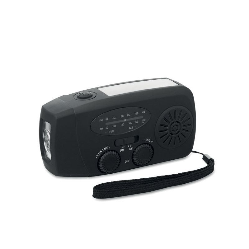 Radio portable avec lampe torche LED