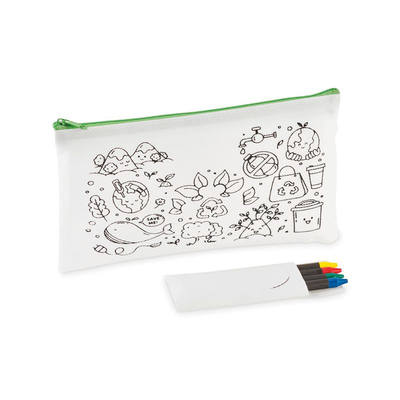 Trousse pour enfant avec 4 crayons