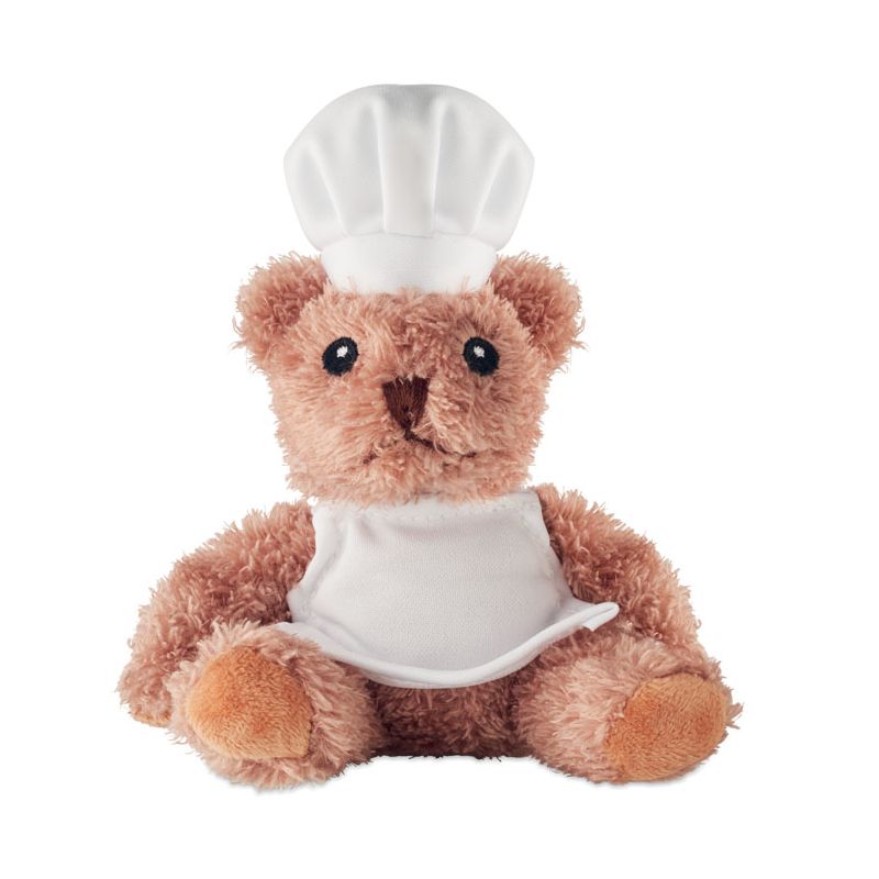 Ours en peluche cuisinier
