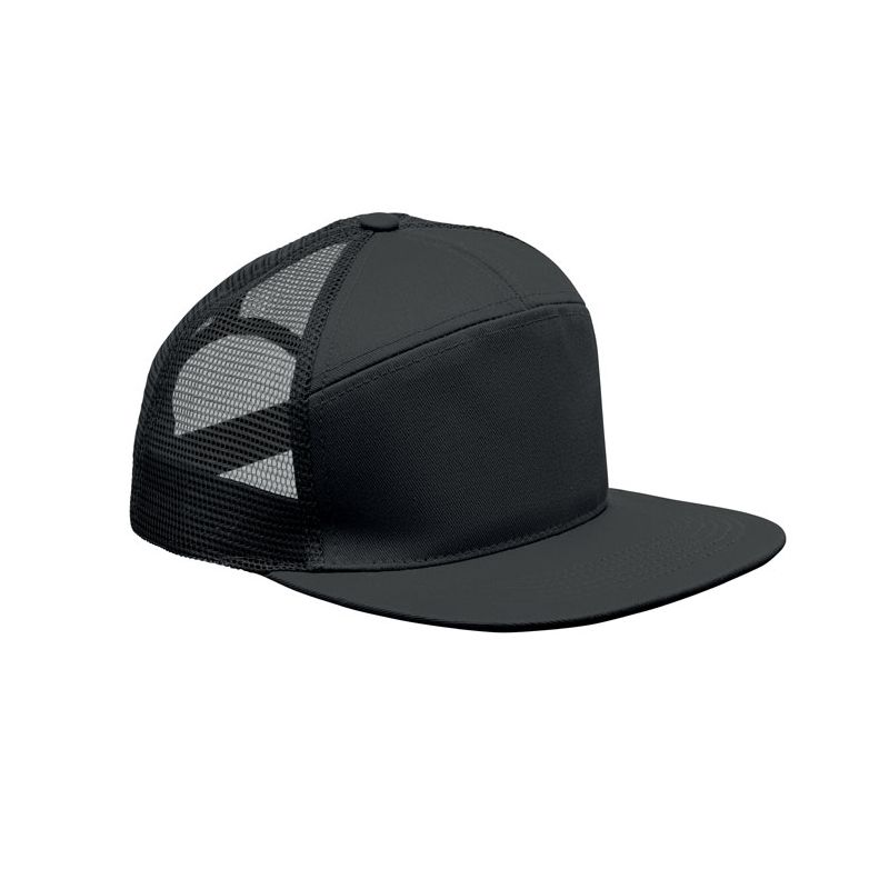 Casquette à visière plate 7 panneaux
